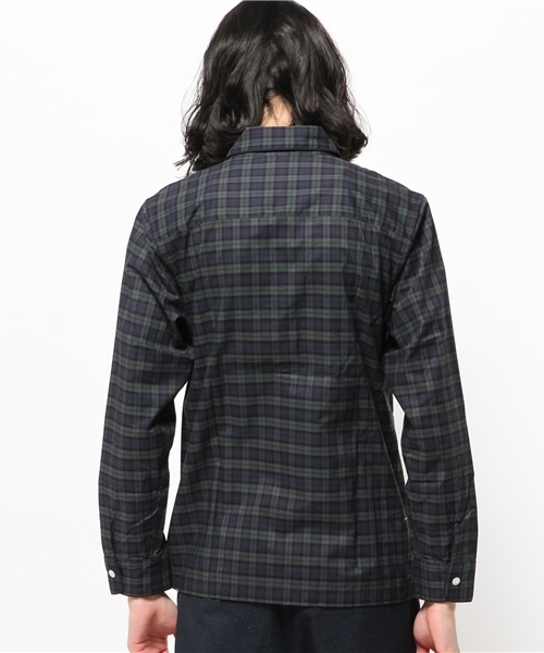 OUTLET（アウトレット）の「【BLOOM&BRANCH】SLEEPYhenryPJSH（シャツ/ブラウス・メンズ・ブラック×グリーン・X-SMALL）」の4枚目の写真