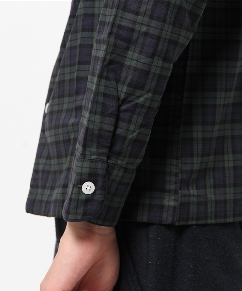 OUTLET（アウトレット）の「【BLOOM&BRANCH】SLEEPYhenryPJSH（シャツ/ブラウス・メンズ・ブラック×グリーン・X-SMALL）」の6枚目の写真