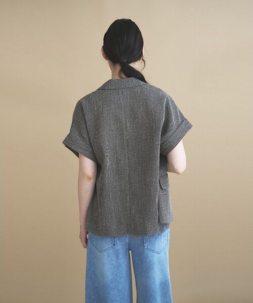 cloenc(クロエンス)の「【手洗い可】カラミダブルジャケット(テーラードジャケット・レディース・ブラウン系4/ブラック系3・02/01)」の15枚目の写真