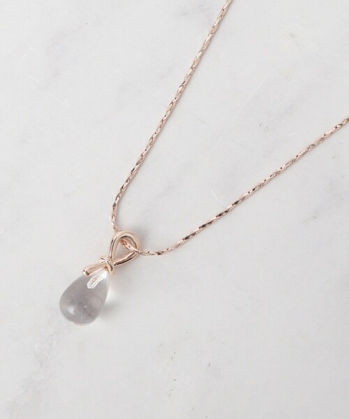 SHOO・LA・RUE(シューラルー)の「【2WAY】クリアノットネックレス(ネックレス・レディース・ピンクゴールド/ゴールド/シルバー・00)」の1枚目の写真
