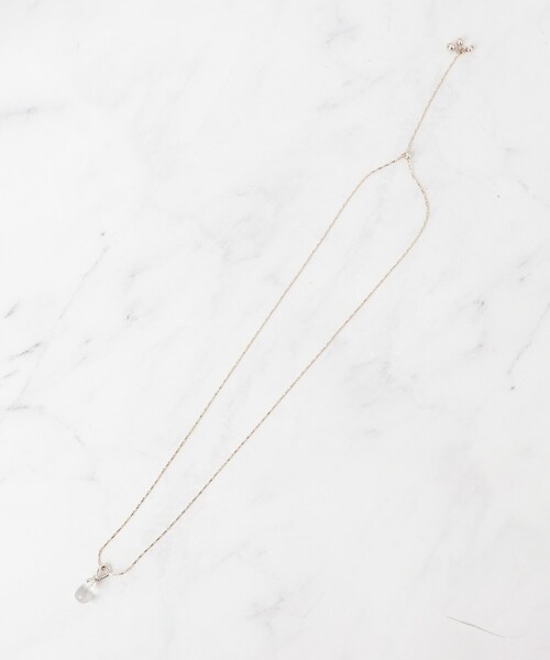 SHOO・LA・RUE(シューラルー)の「【2WAY】クリアノットネックレス(ネックレス・レディース・ピンクゴールド/ゴールド/シルバー・00)」の6枚目の写真
