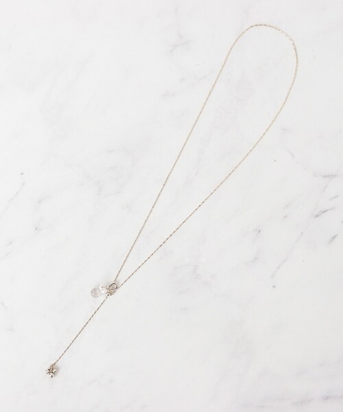 SHOO・LA・RUE(シューラルー)の「【2WAY】クリアノットネックレス(ネックレス・レディース・ピンクゴールド/ゴールド/シルバー・00)」の7枚目の写真
