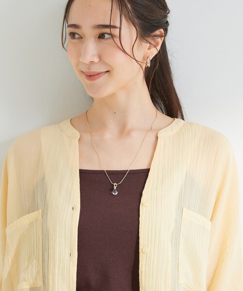 SHOO・LA・RUE(シューラルー)の「【2WAY】クリアノットネックレス(ネックレス・レディース・ピンクゴールド/ゴールド/シルバー・00)」の11枚目の写真