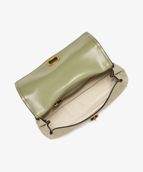 MICHAEL KORS(マイケルコース)の「SM TURNLOCK CNV CHN SHDR(ショルダーバッグ・レディース・グリーン系・FREE)」の2枚目の写真