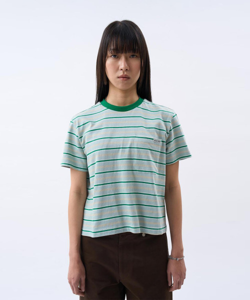AFTERPRAY（アフタープレイ）の「[レディース] サバナストライプTシャツ ミント（Tシャツ/カットソー・レディース・その他・X-SMALL）」の3枚目の写真