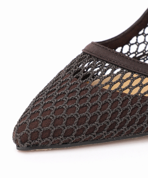 GRISE（グリーズ）の「《追加2/WEB+一部店舗限定》GRISE5cmポインテッドメッシュスリングバック（パンプス・レディース・ブラウン/ブラック・22cm/22.5cm/23.5cm/23cm/24cm/24.5cm/25cm）」の15枚目の写真