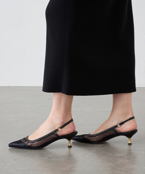GRISE（グリーズ）の「《追加2/WEB+一部店舗限定》GRISE5cmポインテッドメッシュスリングバック（パンプス・レディース・ブラウン/ブラック・22cm/22.5cm/23.5cm/23cm/24cm/24.5cm/25cm）」の19枚目の写真