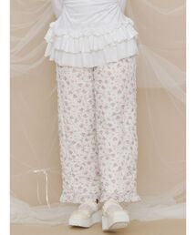 flower padded pants