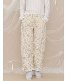 flower padded pants