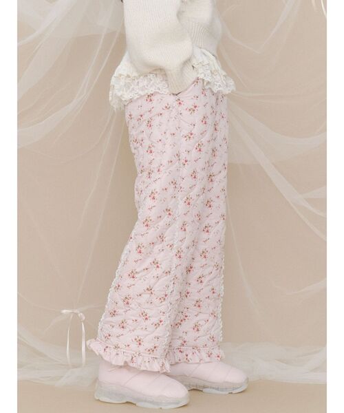 merry jenny(メリージェニー)の「flower padded pants(その他パンツ・レディース・オフホワイト/ブルー/ピンク・FREE)」の10枚目の写真