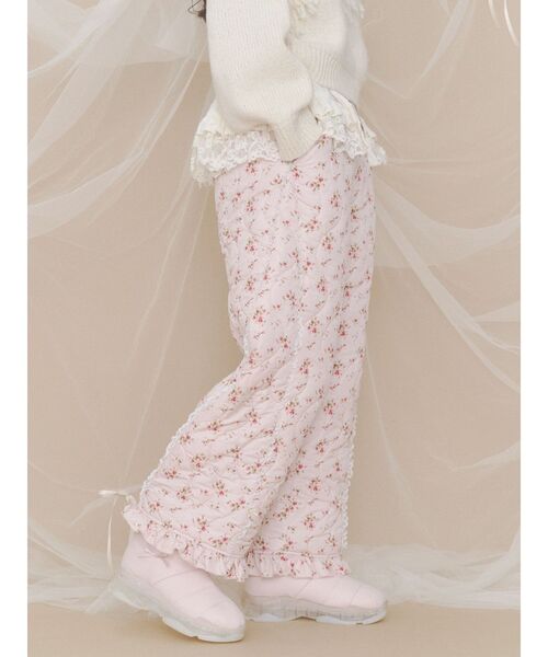 merry jenny(メリージェニー)の「flower padded pants(その他パンツ・レディース・オフホワイト/ブルー/ピンク・FREE)」の11枚目の写真