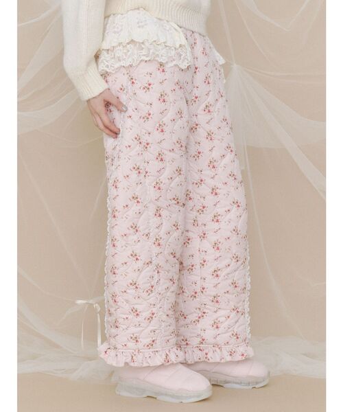 merry jenny(メリージェニー)の「flower padded pants(その他パンツ・レディース・オフホワイト/ブルー/ピンク・FREE)」の12枚目の写真