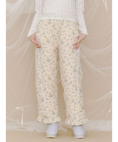 merry jenny(メリージェニー)の「flower padded pants(その他パンツ・レディース・オフホワイト/ブルー/ピンク・FREE)」の15枚目の写真