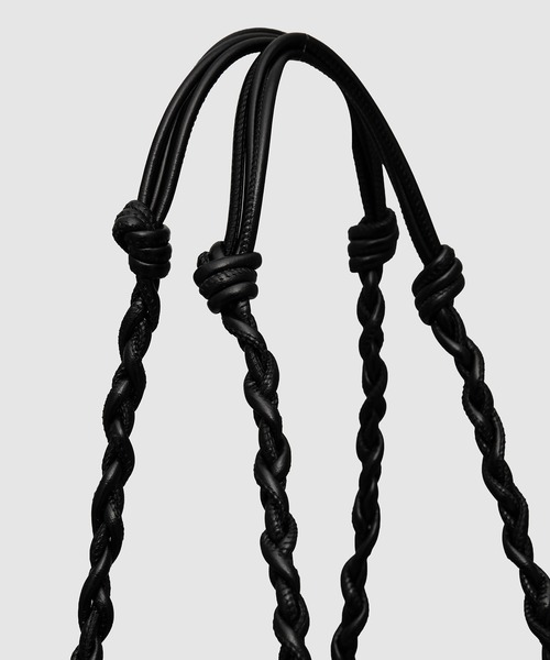 JIL SANDER(ジルサンダー)の「TANGLE SHOPPING NS(トートバッグ・メンズ・ブラック・UNI)」の3枚目の写真