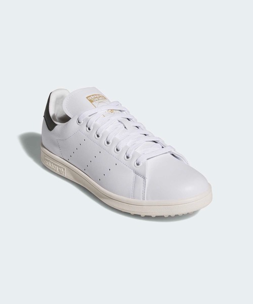 adidas(アディダス)の「オリジナルス スタンスミスゴルフ フルグレインレザー【adidas Golf/アディダスゴルフ】(スニーカー・メンズ・ブラック・22.5cm/23.5cm/24.5cm/25.5cm/26.5cm/27.5cm/28.5cm/23.0cm/24.0cm/25.0cm/26.0cm/27.0cm/28.0cm/29.0cm/22.0cm)」の4枚目の写真