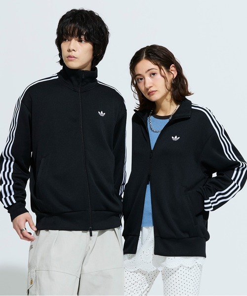 adidas(アディダス)の「FBニット トラックトップ / ジャージ / トラックジャケット / アディダスオリジナルス adidas Originals(ジャージ・メンズ・ブラック・XX-LARGE/X-SMALL/X-LARGE/SMALL/XX-SMALL/3XL/LARGE/MEDIUM)」の3枚目の写真