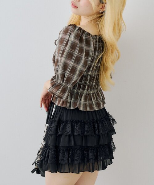 Another Branch olive des olive(アナザーブランチオリーブデオリーブ)の「デコルテを綺麗に見せる、大人の2WAYブラウス(シャツ/ブラウス・レディース・ブルー/ブラック/ブラウン・FREE)」の19枚目の写真
