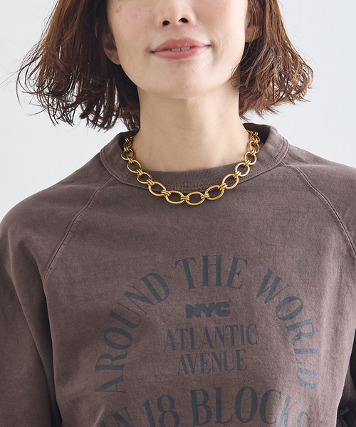 MERAKI(メラキ)の「MERAKI/メラキ TWIST FLOW NECKLACE ネックレス(ネックレス・レディース・ゴールド・FREE)」の2枚目の写真