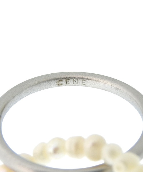 CENE（セネ）の「【CENE】セネ/サテンパールダブルリング（リング・レディース・シルバー/ゴールド・SMALL/MEDIUM）」の20枚目の写真