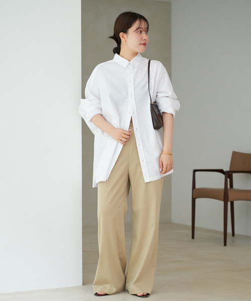 plage(プラージュ)の「《追加》Light OX Poncho シャツ 5(シャツ/ブラウス・レディース・ホワイト・FREE)」の14枚目の写真