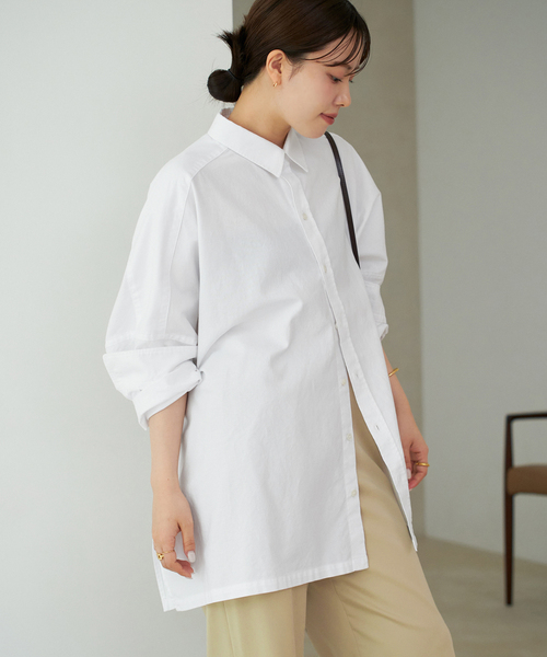 plage(プラージュ)の「《追加》Light OX Poncho シャツ 5(シャツ/ブラウス・レディース・ホワイト・FREE)」の20枚目の写真