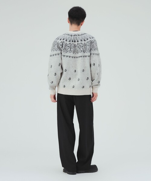 BEAMS HEART(ビームスハート)の「ワイドストレート カーブパンツ(チノパンツ・メンズ・ブラック/チャコールグレー・SMALL/MEDIUM/LARGE)」の11枚目の写真