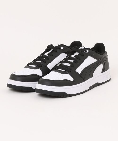 PUMA(プーマ)の「【PUMA】リバウンド スラム ロウ(スニーカー・メンズ・ブラック×ホワイト・26.5cm/27.0cm/28.0cm/25.5cm/26.0cm)」の1枚目の写真