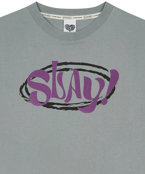 LUVISTRUE(ラヴイズトゥルー)の「VS SLAY TEE(GRAY)(Tシャツ/カットソー・レディース・その他・FREE)」の4枚目の写真