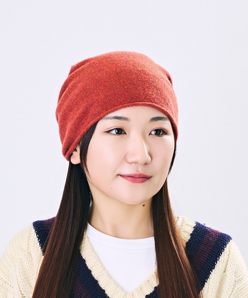 CA4LA（カシラ）の「CASHMERE MISSILE LONG5（ニットキャップ/ビーニー・メンズ・モカ/グレー/ブラック・ONESIZE）」の7枚目の写真