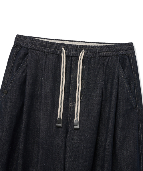LIFE WORK（ライフワーク）の「レディース LW4 ボリュームツーピンタックデニムパンツ（デニムパンツ・レディース・インディゴブルー・SMALL/MEDIUM）」の3枚目の写真