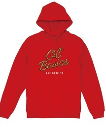 Ol' Basics(オール・ベーシックス) プルパーカー スウェット ロープロゴ プリント 裏毛 トップス レディース ユニセックス