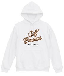 Ol' Basics(オール・ベーシックス) プルパーカー スウェット ロープロゴ プリント 裏毛 トップス レディース ユニセックス