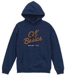 Ol' Basics（オール・ベーシックス） プルパーカー スウェット ロープロゴ プリント 裏毛 トップス レディース ユニセックス