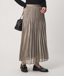 green label relaxing（グリーンレーベルリラクシング）の「［size SHORTあり］シャイニー プリーツ スカート（スカート）」