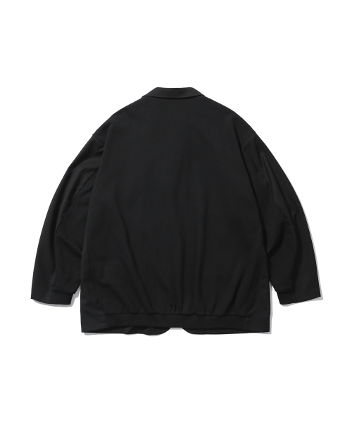 ANGLAN(アングラン)の「Mix Structured Blazer - Black(テーラードジャケット・メンズ・その他・ONE SIZE)」の2枚目の写真