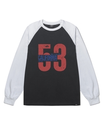 PD 53 カリフォルニア ラグラン長袖Tシャツ 4カラー