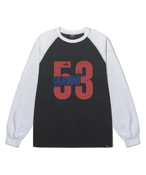 PEID（ペイド）の「PD 53 カリフォルニア ラグラン長袖Tシャツ 4カラー（Tシャツ/カットソー・レディース・ブラック/ホワイト/チャコールグレー/アッシュグレー・LARGE/X-LARGE）」の4枚目の写真