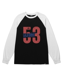 PD 53 カリフォルニア ラグラン長袖Tシャツ 4カラー