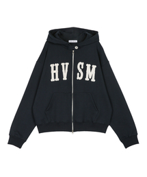 HVSM STITCH ZIP UP HOOD(NAVY)