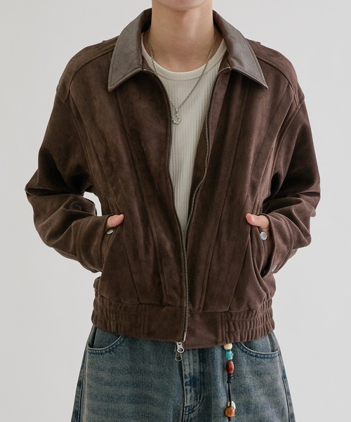Faux Suede Double Zip JKT / フェイクスエードダブルジップJKT