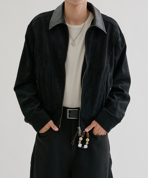 ひひたっぴ③ Faux Suede Double Zip JKT / フェイクスエードダブルジップJKT