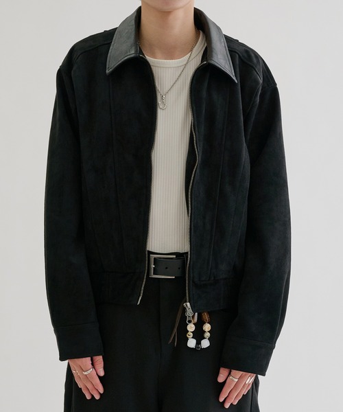 Faux Suede Double Zip JKT / フェイクスエードダブルジップJKT