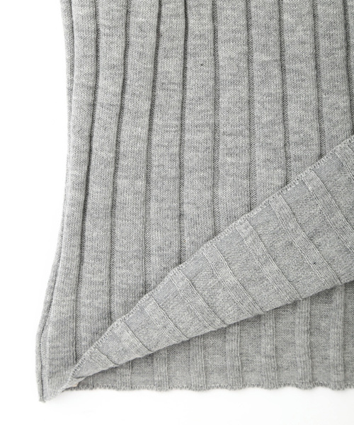 N.（N. Natural Beauty Basic）（エヌエヌナチュラルビューティーベーシック）の「綿モダールワイドリブセットアップスカート（スカート・レディース・ベージュ/ネイビー/グレー・MEDIUM）」の19枚目の写真