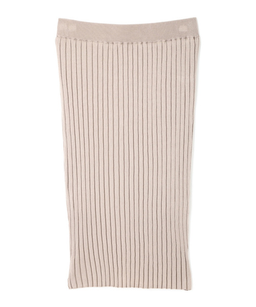 N.（N. Natural Beauty Basic）（エヌエヌナチュラルビューティーベーシック）の「綿モダールワイドリブセットアップスカート（スカート・レディース・ベージュ/ネイビー/グレー・MEDIUM）」の21枚目の写真