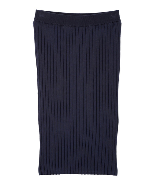 N.（N. Natural Beauty Basic）（エヌエヌナチュラルビューティーベーシック）の「綿モダールワイドリブセットアップスカート（スカート・レディース・ベージュ/ネイビー/グレー・MEDIUM）」の14枚目の写真