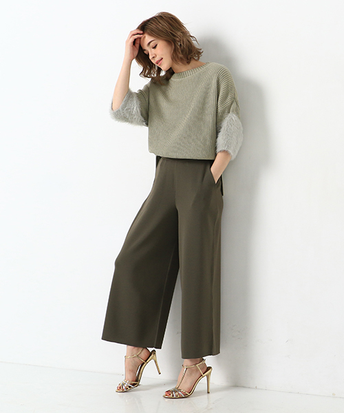 Marilyn Moon（マリリンムーン）の「MARILYN MOON ニット（ニット/セーター・レディース・アイボリー/ブラック/ブラウン/カーキ・FREE）」の17枚目の写真