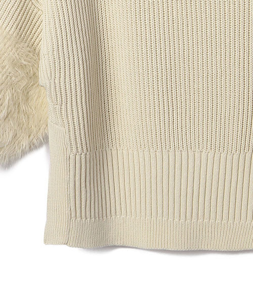 Marilyn Moon（マリリンムーン）の「MARILYN MOON ニット（ニット/セーター・レディース・アイボリー/ブラック/ブラウン/カーキ・FREE）」の11枚目の写真