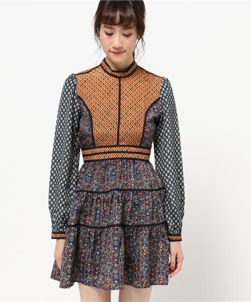 SLY（スライ）の「GRACY STAND OP（ワンピース・レディース・オレンジ系その他/オレンジ・1/2）」の11枚目の写真