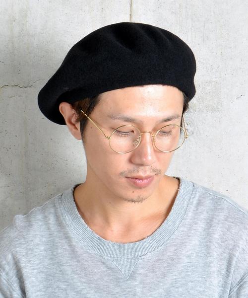 CPH（シーピーエイチ）の「C-PLUS HEADWEARS: ウールベレー帽（ハンチング/ベレー帽・メンズ・ネイビー/グリーン/ブラック/ワイン/グレー/ダークブルー/グレー系その他/ダークグレー/コバルトブルー・ONE SIZE）」の10枚目の写真