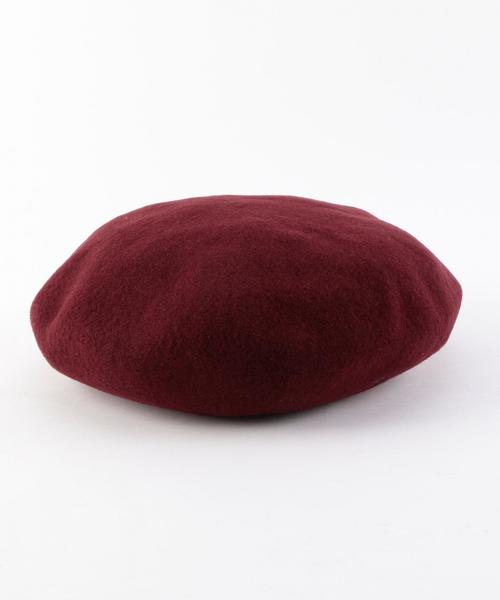 CPH（シーピーエイチ）の「C-PLUS HEADWEARS: ウールベレー帽（ハンチング/ベレー帽・メンズ・ネイビー/グリーン/ブラック/ワイン/グレー/ダークブルー/グレー系その他/ダークグレー/コバルトブルー・ONE SIZE）」の14枚目の写真